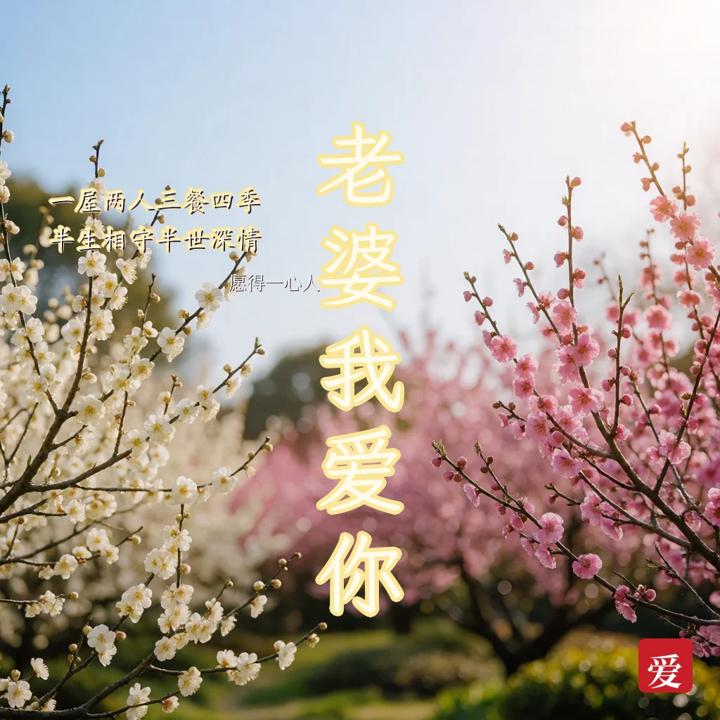 老婆 我爱你